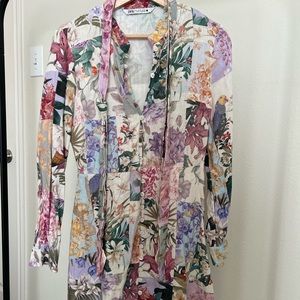Zara floral dress
